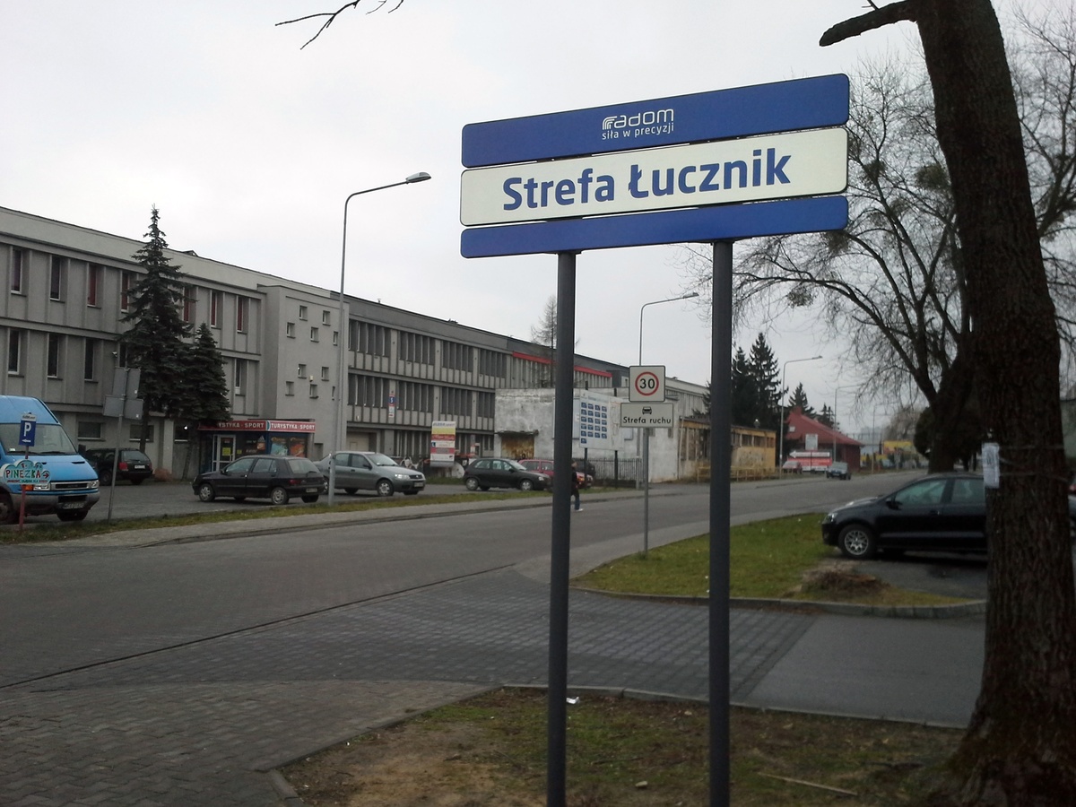strefa lucznik tabliczka